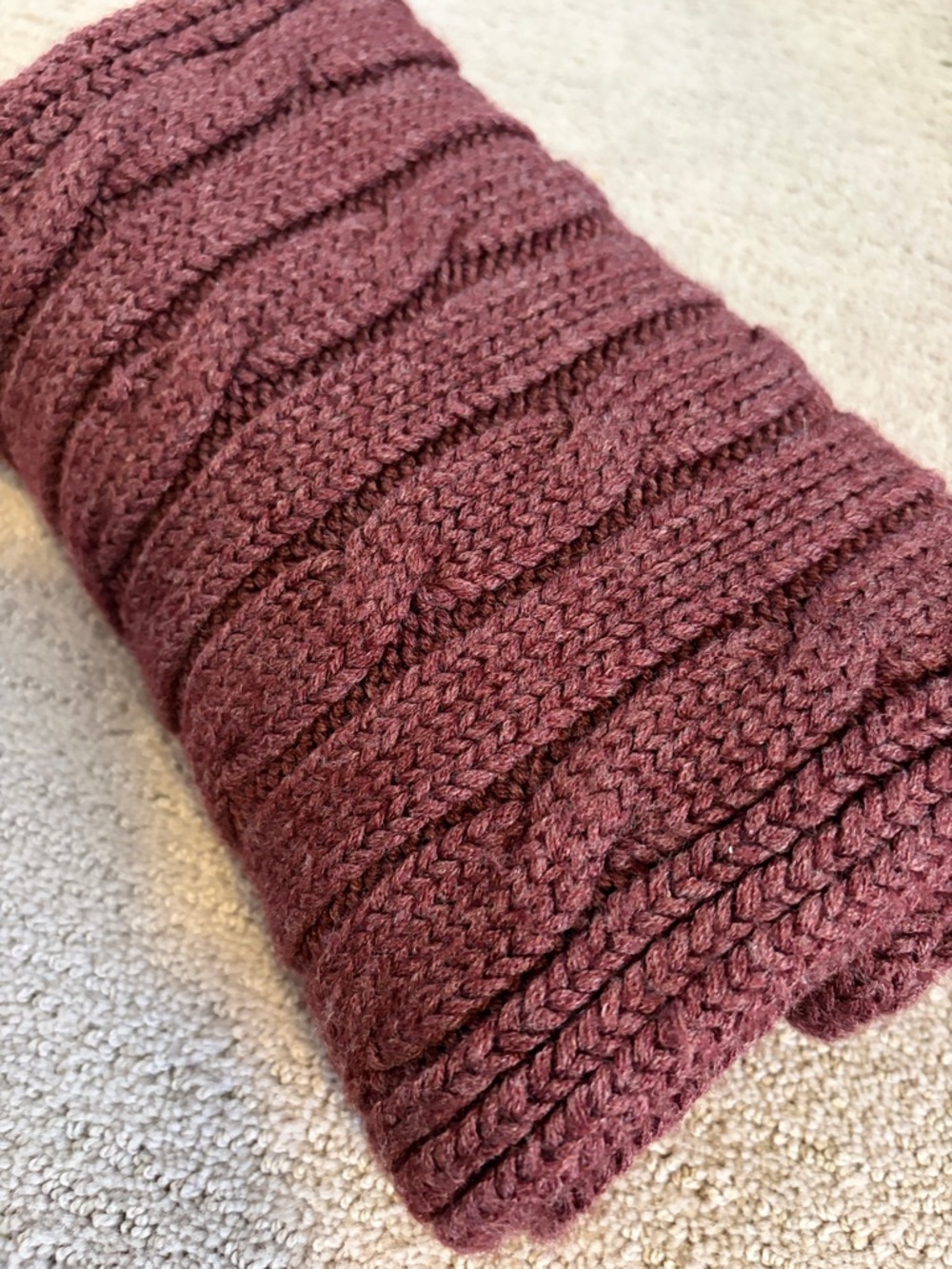 RW&CO. Cable-Knit Scarf
